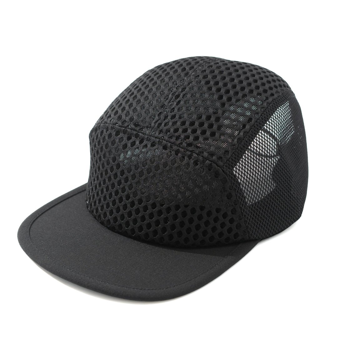メッシュキャップ BLACK #8586 MIYAGEN ミヤゲン / RUN Mesh Cap 5P ラン メッシュ キャップ 5P