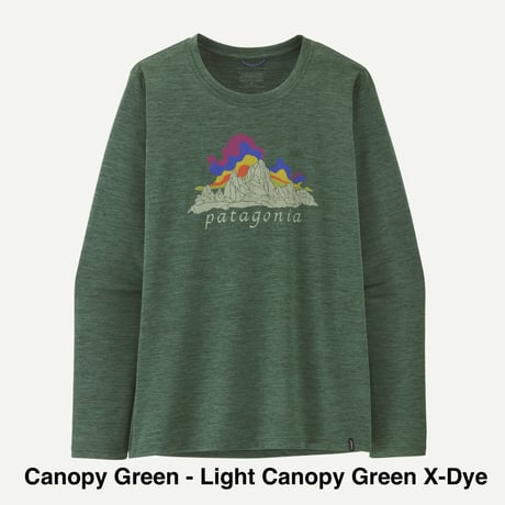 patagonia パタゴニア /  L/S CAP COOL DAILY SHIRT-FITZ ROY ロングスリーブ・キャプリーン・クール・デイリー・シャツ [ウィメンズ]