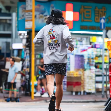 ELDORESO エルドレッソ / Forever Young Long Tee フォーエバー ヤング ロング ティー《Gray》