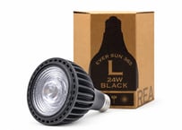 Ever Sun 365 ブラック 植物育成LEDライト 24W E26口金：ＥＶＥＲSUN365 BLACK 24W