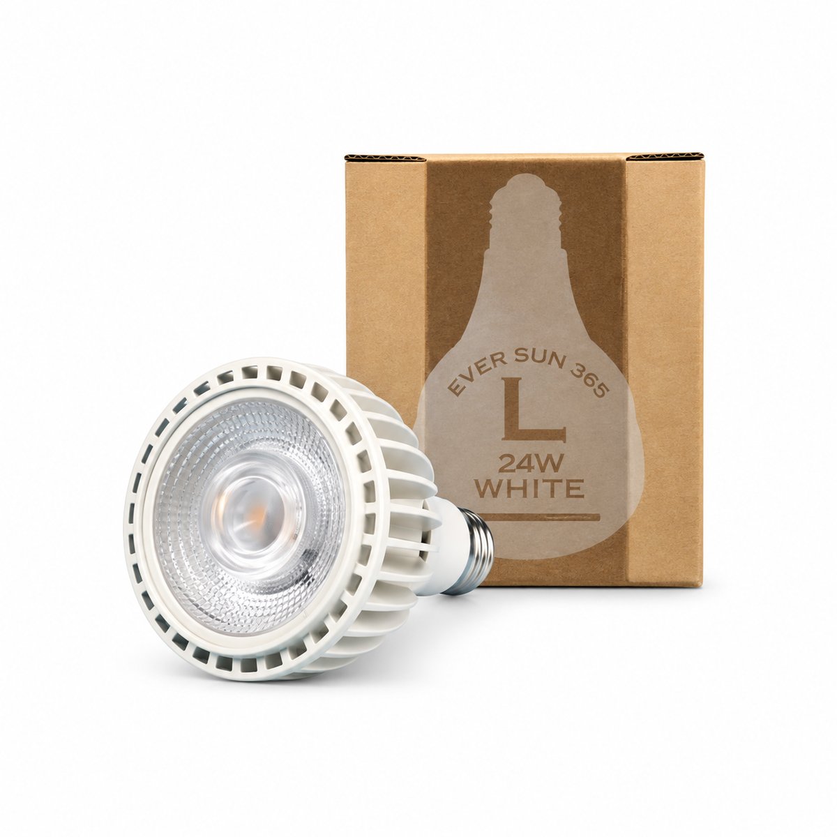 Ever Sun 365 ホワイト 植物育成LEDライト 24W E26口金：EVERSUN3