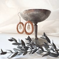 hamu's　木の縁　ピアス