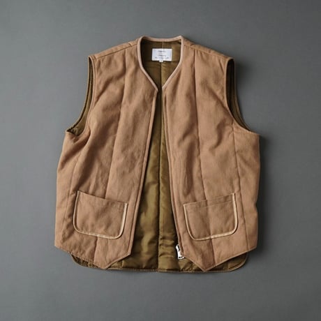 Coal Miner Vest - classic c/wool - walnut / another 20th century
