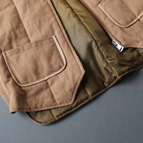 Coal Miner Vest - classic c/wool - walnut / another 20th century