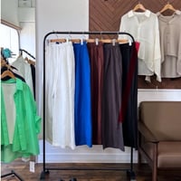 Dignite collier レーヨンリネンパンツ