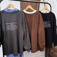 AnnaKerry ハーフジップPO C/GRY