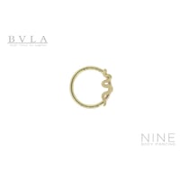 Delicate Snake - Seam Ring (YG - Facing to Right)
