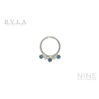 Eden 3 - Seam Ring (WG / London Blue Topaz)