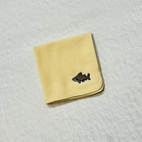 今治刺繍ミニタオル（シロワニ）- ナチュラル