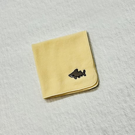 今治刺繍ミニタオル（シロワニ）- ナチュラル