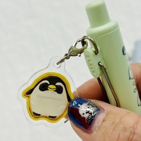 【うみなか文具店】ユニボールワンP（ペンギン）- はっか