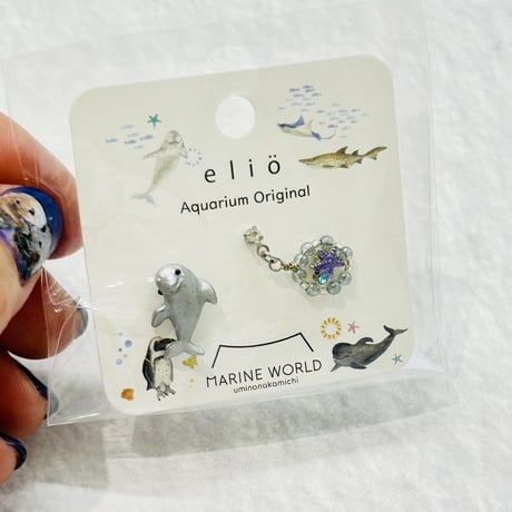 elio オリジナルピアス（スナメリ）