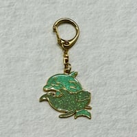 ラメ入りメタルキーホルダー（コビレゴンドウ・カマイルカ）