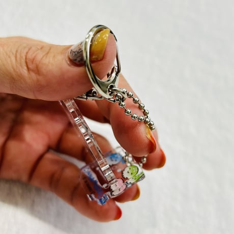 【マリンワールド×シナモロール】アクリルスタンドキーホルダー