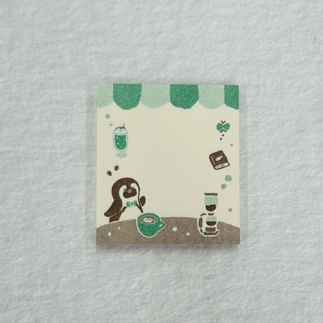 【うみなか文具店】和紙ブロックメモ（喫茶ウミカゼ）