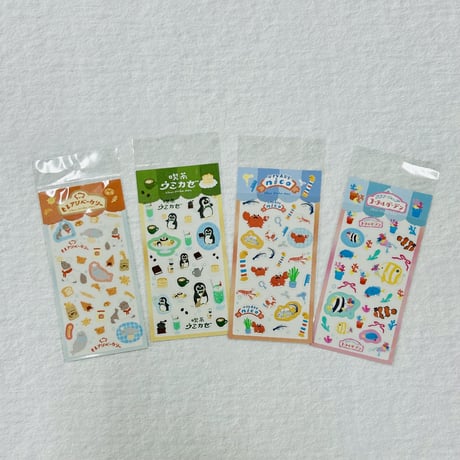 【うみなか文具店】透明シールシート（小さな美容室nico）