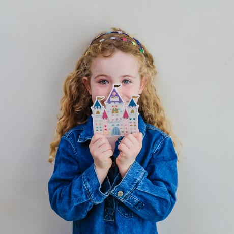 MIMI&LULA / Rainbow castle stick on earrings