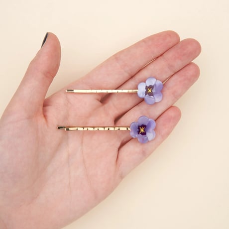 Coucou Suzette / Pansies Bobby Pins (パンジー）