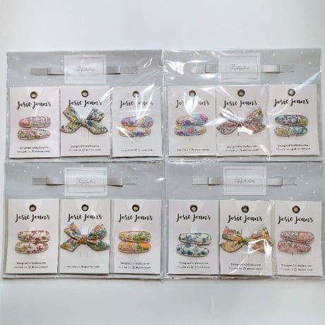 Josie Joan’ / Petite Bow Clip Set 1～4