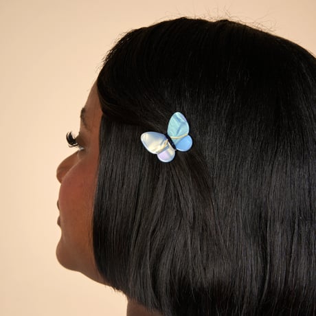 Coucou Suzette / Lavender Butterfly Hair Clip (蝶々）