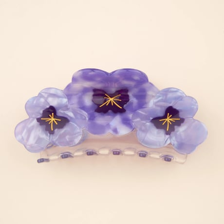 Coucou Suzette / Trio Pansies Hair Claw (パンジー)