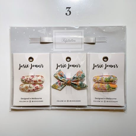 Josie Joan’ / Petite Bow Clip Set 1～4