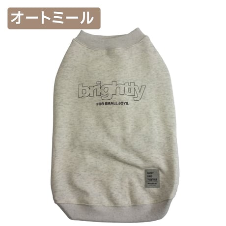 裏起毛バックプリントタンク XL XXL 7～10kg