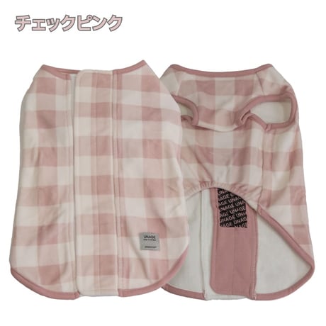 ウェルネスウェア unage 背中開き裏起毛タンク XL XXL 7～10kg