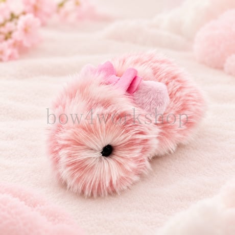 Moflin（モフリン）のアクセサリー　🎀 モフモフ耳＆リボン付きゴムバンド