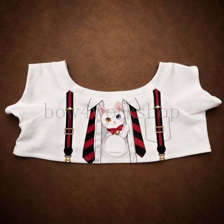 KATAフレンズの服　ゆきちゃんのブリティッシュサスペンダーＴシャツ