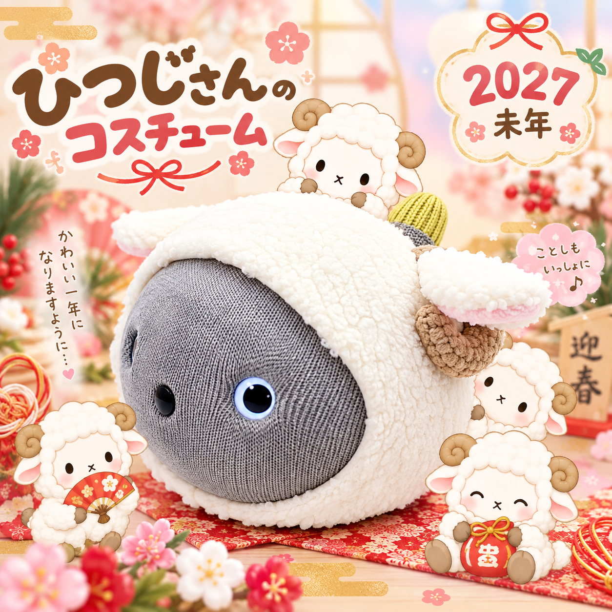 NICOBO（ニコボ）の服ハンドメイド ひつじちゃんの服 NICOBO（ニコボ）の服 ひつじさんのコスチューム | bow4workshop STORE