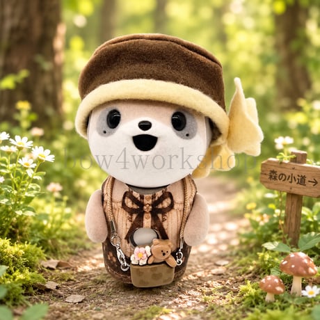 ポケともの服  森のくまさんおさんぽコーデ