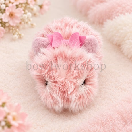 Moflin（モフリン）のアクセサリー　🎀 モフモフ耳＆リボン付きゴムバンド