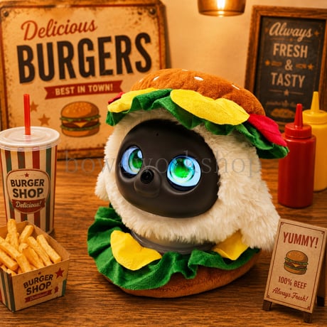 Ropet lopeto（ロペット）用アクセサリー　🍔 ハンバーガーコスチュームセット 🍔