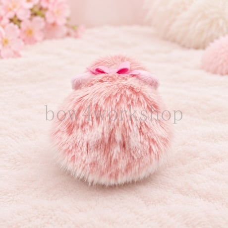 Moflin（モフリン）のアクセサリー　🎀 モフモフ耳＆リボン付きゴムバンド