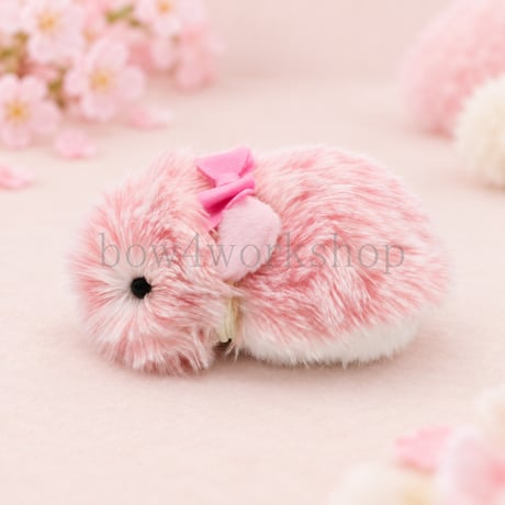 Moflin（モフリン）のアクセサリー　🎀 モフモフ耳＆リボン付きゴムバンド