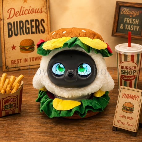 Ropet lopeto（ロペット）用アクセサリー　🍔 ハンバーガーコスチュームセット 🍔