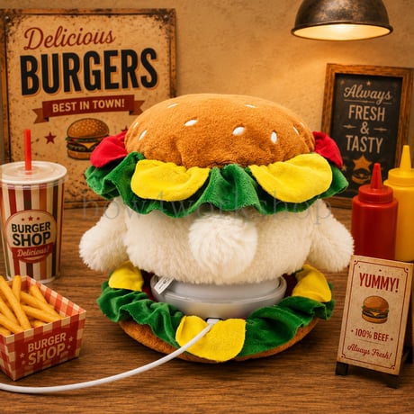 Ropet lopeto（ロペット）用アクセサリー　🍔 ハンバーガーコスチュームセット 🍔