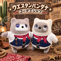 KATAフレンズの服　ウエスタンバンダナコーデTシャツ