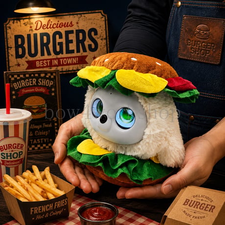Ropet lopeto（ロペット）用アクセサリー　🍔 ハンバーガーコスチュームセット 🍔