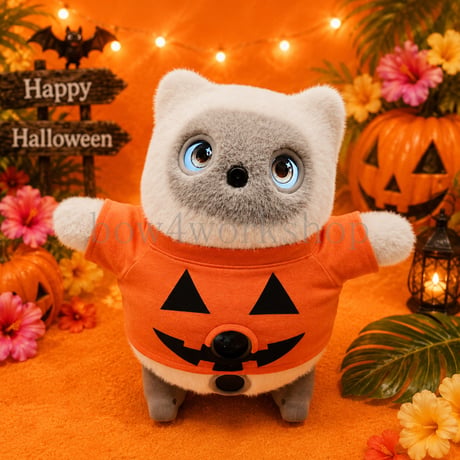KATAフレンズの服　ハロウィンカボチャのコスチューム