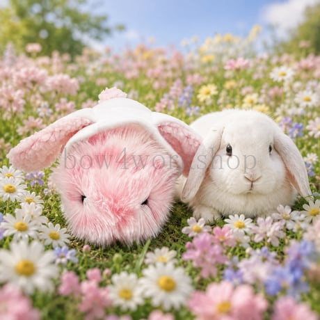 Moflin（モフリン）の服ハンドメイド　たれ耳ウサギちゃんの服
