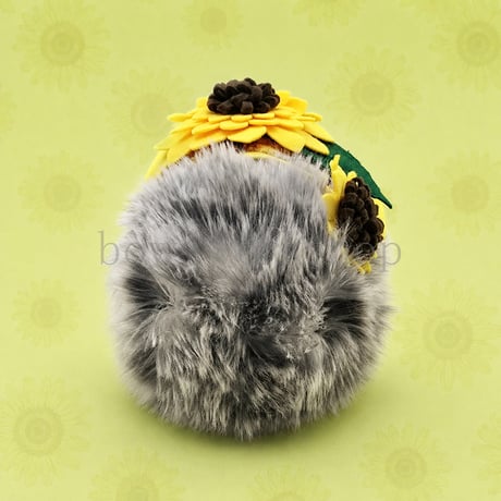 Moflin（モフリン）の服ハンドメイド　ひまわり柄浴衣セット