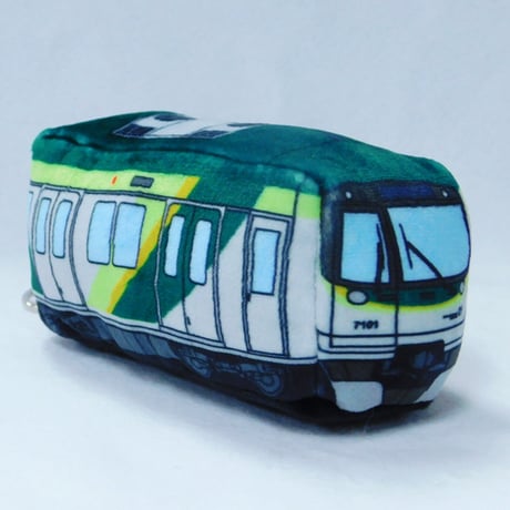電車もちもちマスコットキーホルダー7000系