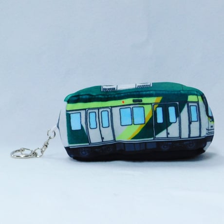 電車もちもちマスコットキーホルダー7000系