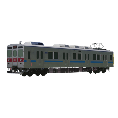 東急電鉄8500系NFTトレインキーホルダー