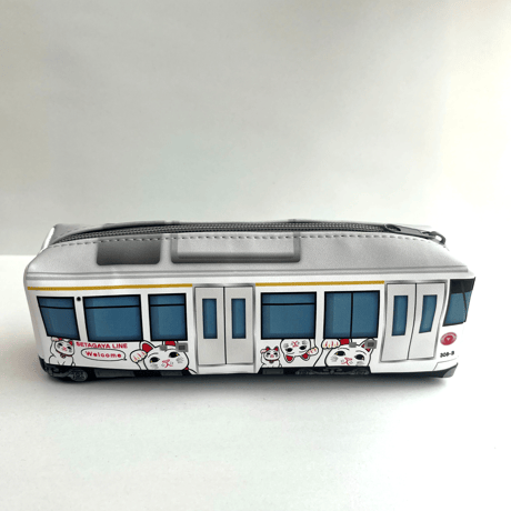 電車型ペンケース幸福の招き猫電車