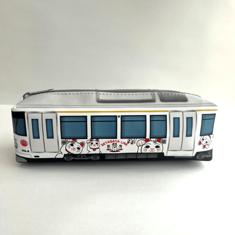 電車型ペンケース幸福の招き猫電車