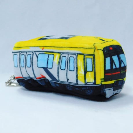 電車もちもちマスコットキーホルダーShibuyaHikarie号
