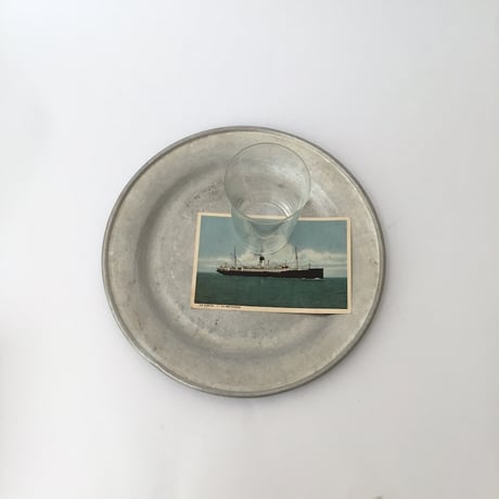 aluminum plate / アンティークアルミのプレート